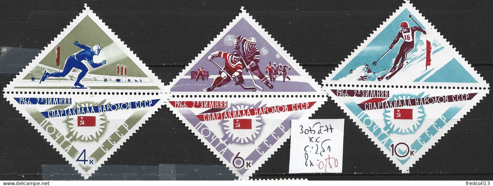 RUSSIE 3075 à 77 ** Côte 2.50 € - Unused Stamps