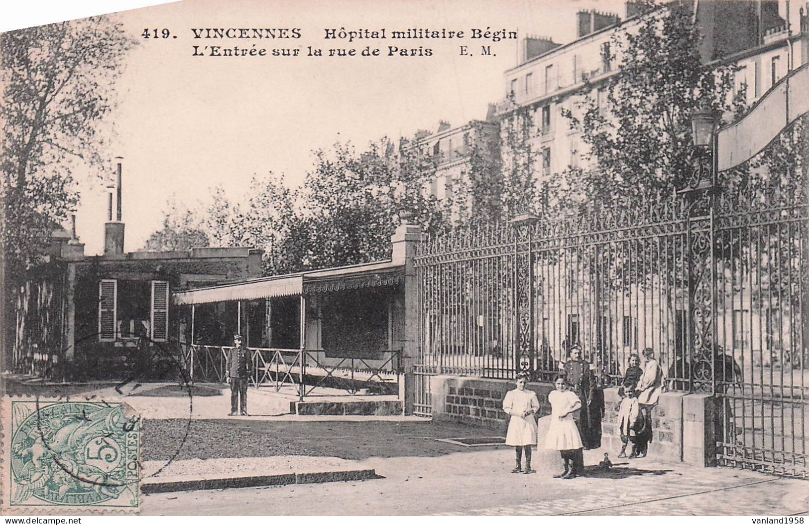 VINCENNES-hôpital Militaire Bégin-l'entrée Sur La Rue De Paris - Vincennes