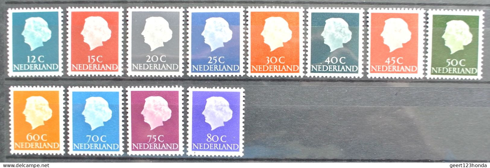 NIEDERLANDE 1967/1971 " KONIGIN JULIANA" Sehr Schon Komplett Mit Phosfor Postfrisch € 25,00 - Unused Stamps