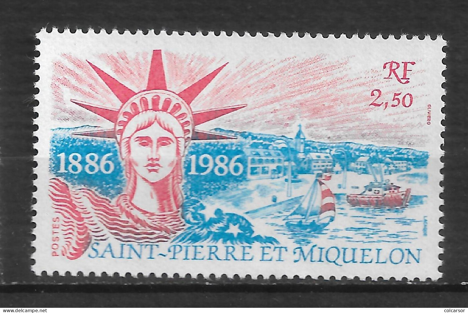 SAINT PIERRE ET MIQUELON N°   471 " STATUE DE LE LIBERTÉ " - Neufs