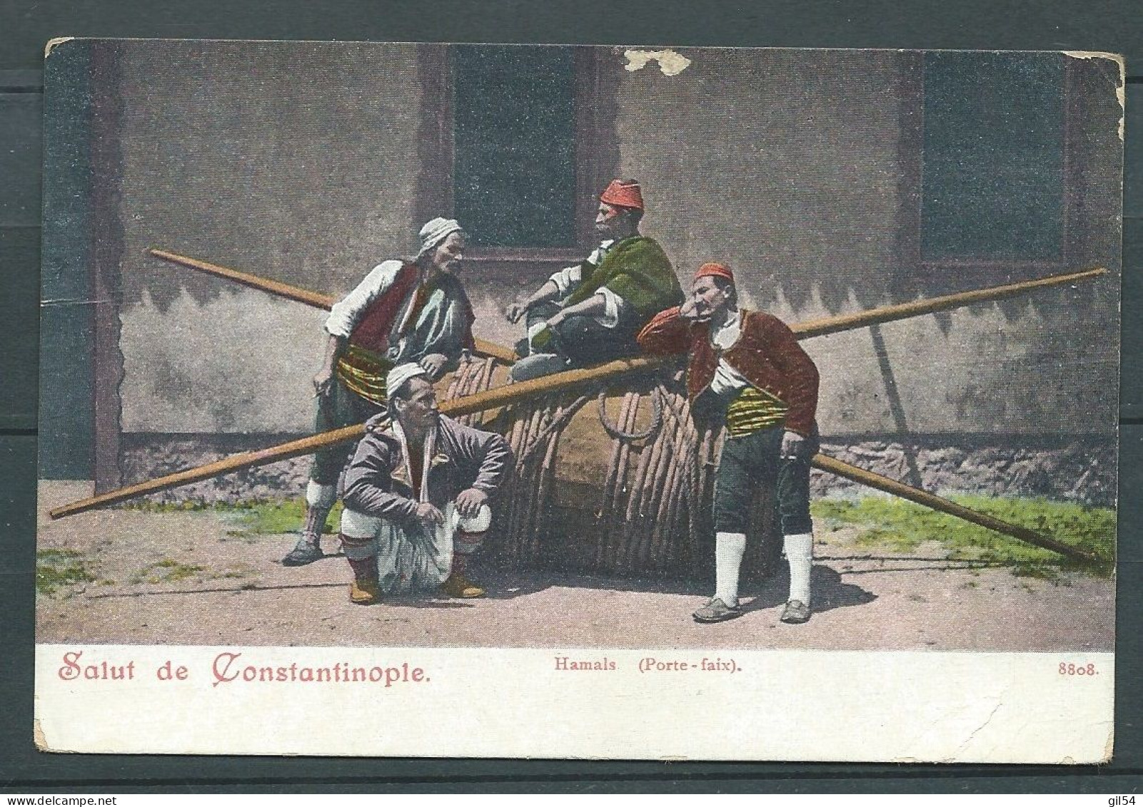 Salut De Constantinople -Hamals ( Porte Faix)  -    Mab 5910 - Turkey