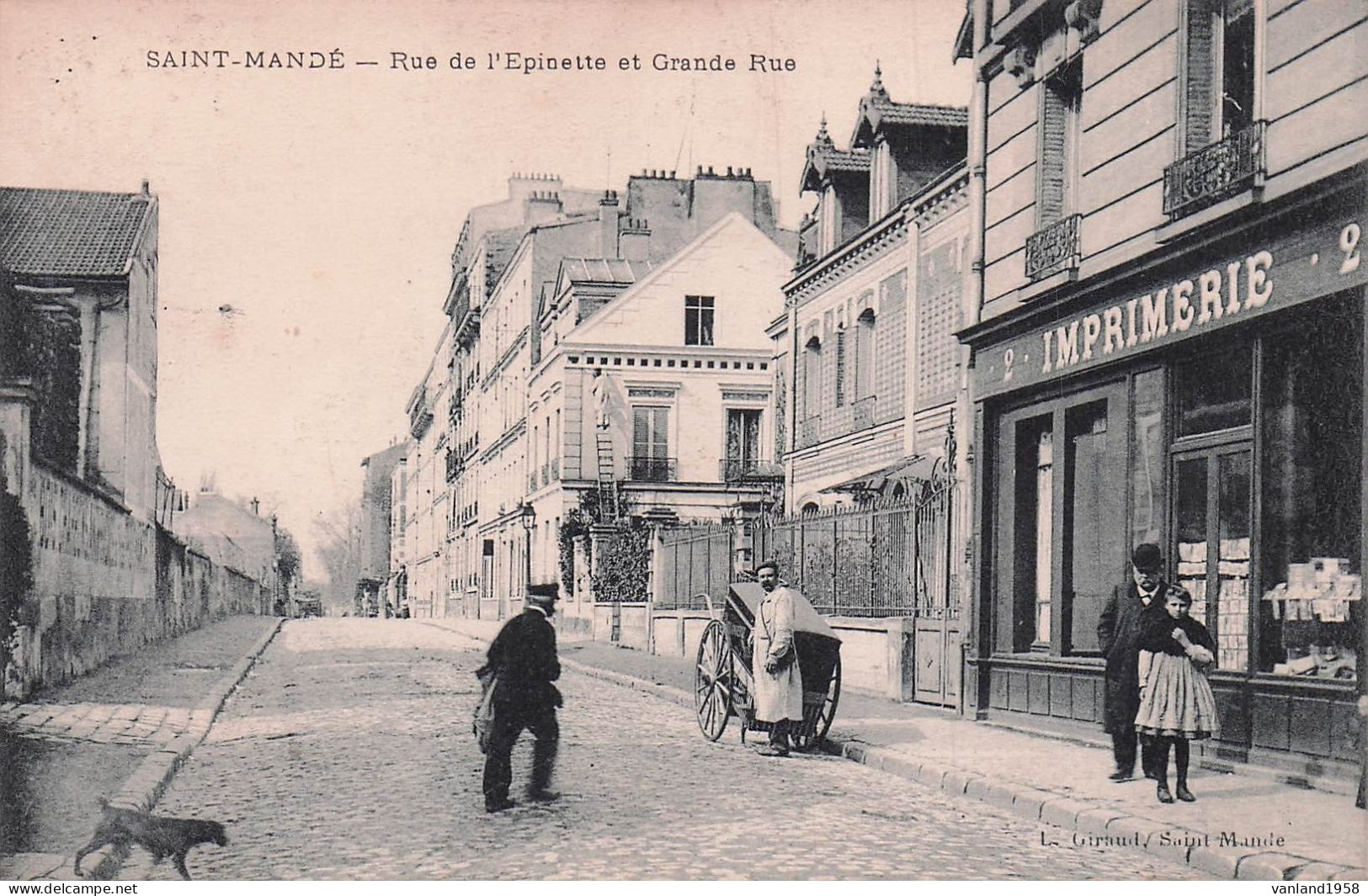 SAINT MANDE- Rue De L'épinette Et Grande Rue - Saint Mande