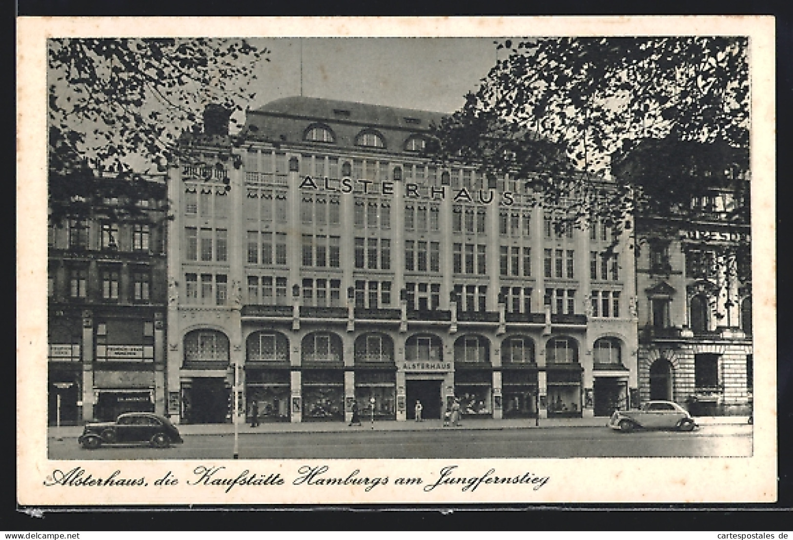 AK Hamburg-Neustadt, Kaufhaus Alsterhaus, Jungfernstieg  - Mitte