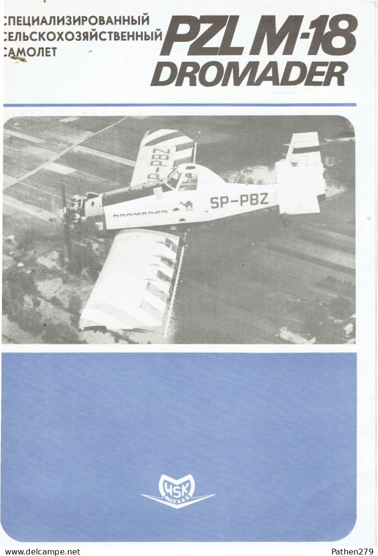 Brochure De Présentation De L'aéronef Polonais PZL M-18 - Luchtvaart