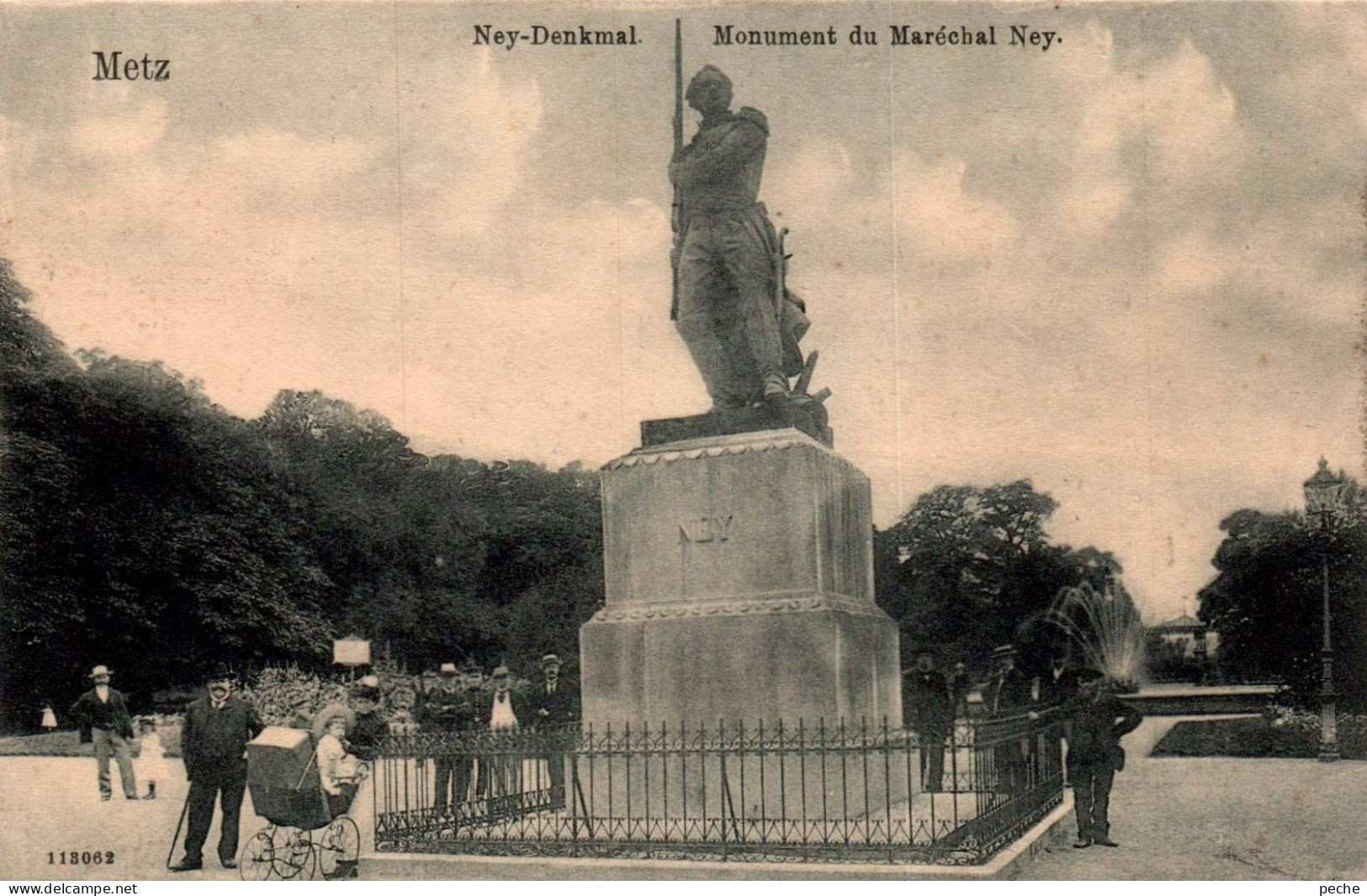 N°1389 W -cpa Metz -monument Du Maréchal Ney- - Metz