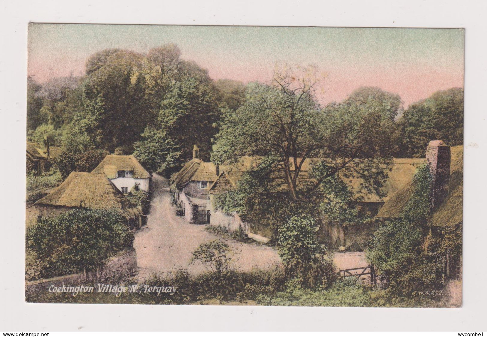 ENGLAND -  Torquay Cockington Village  Unused Vintage Postcard - Torquay