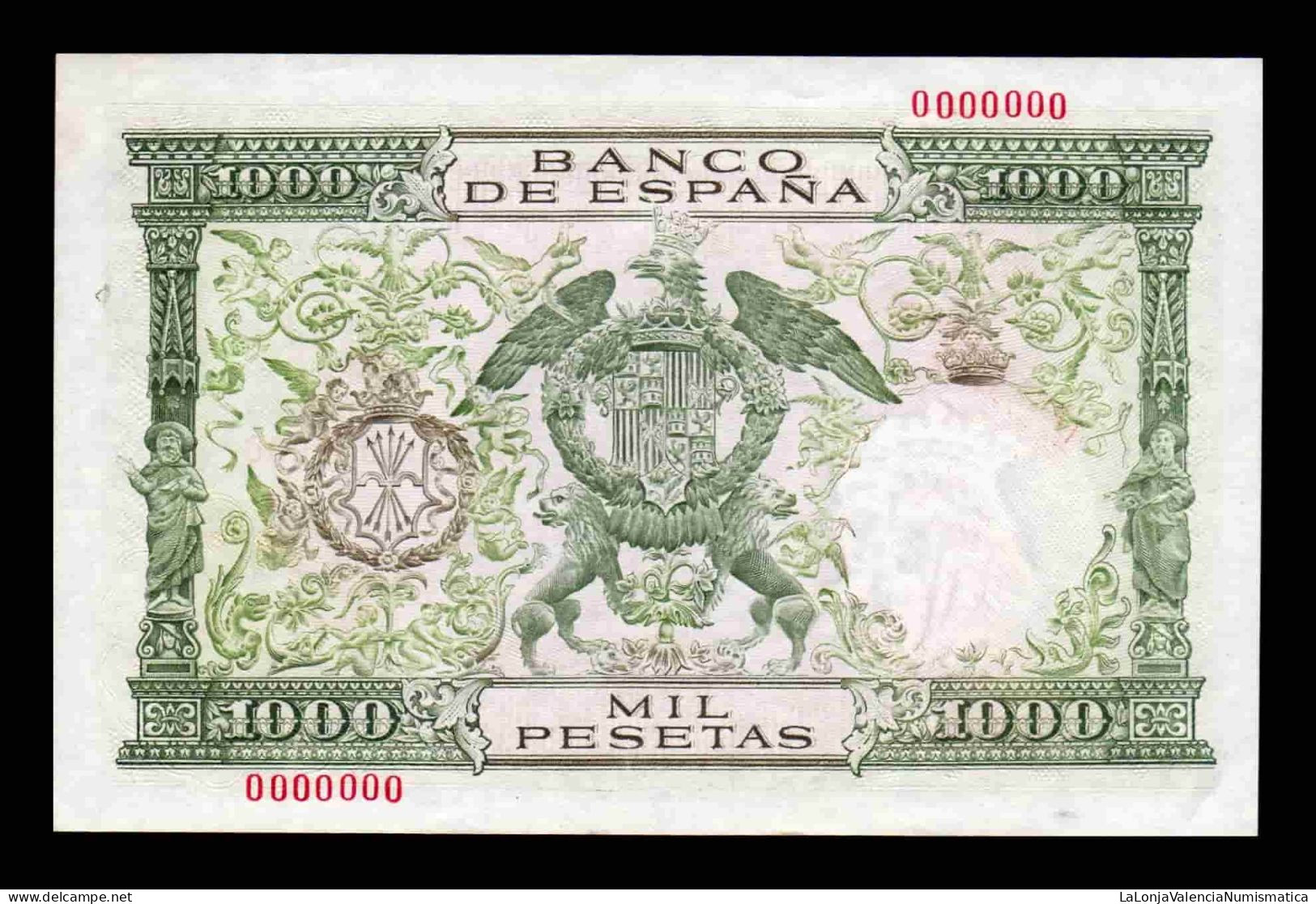 España 1000 Pesetas Reyes Católicos 1957 Pick 149s Muestra Specimen Sc Unc - 1000 Peseten