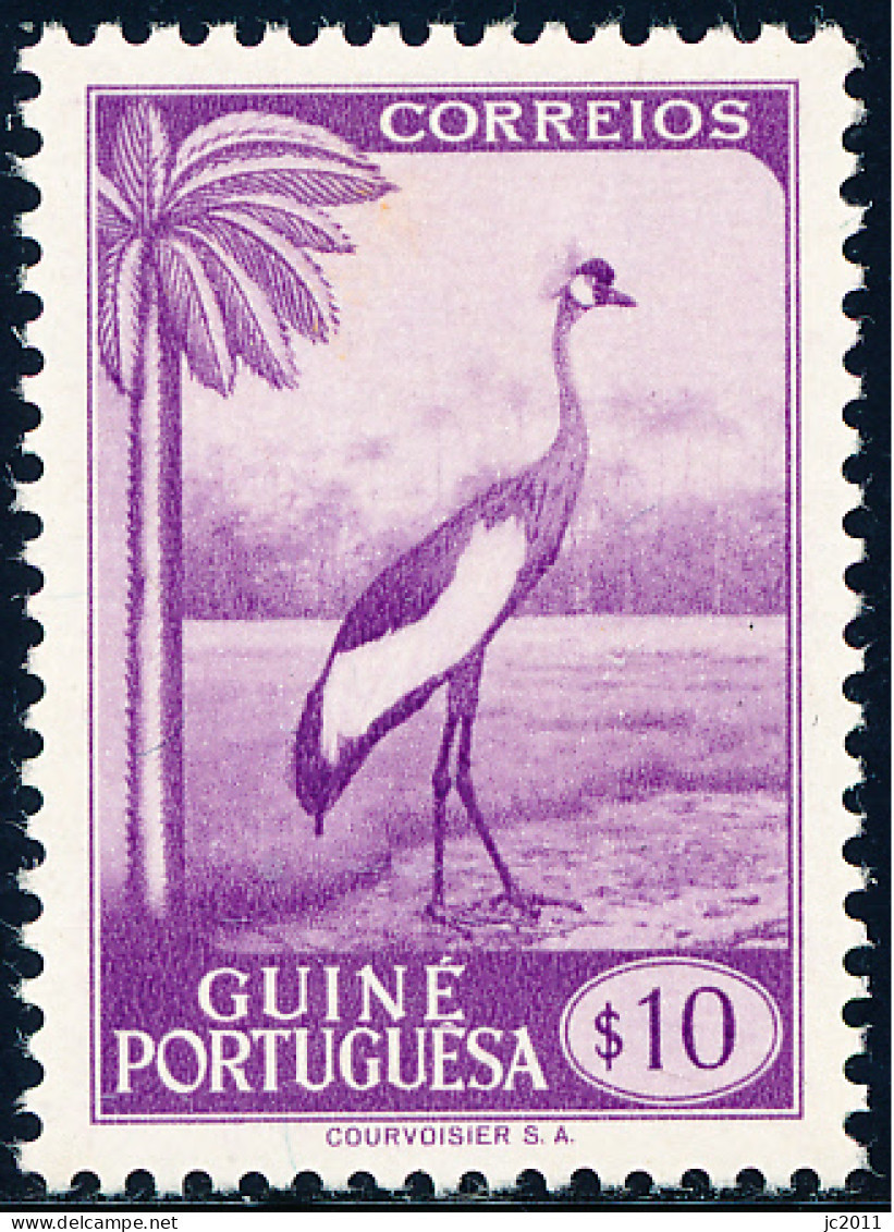 Guiné Portuguesa / Portuguese Guinea - 1948 - Birds / Crowned Crane - MNH - Guinée Portugaise