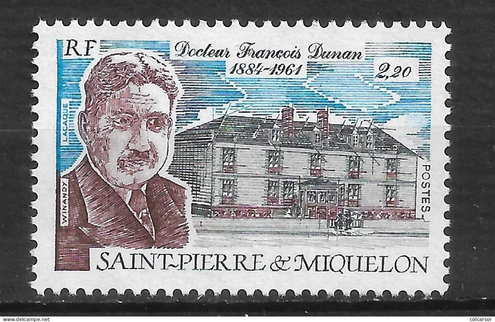 SAINT PIERRE ET MIQUELON N°   476  "   F . DUNAN " - Nuovi