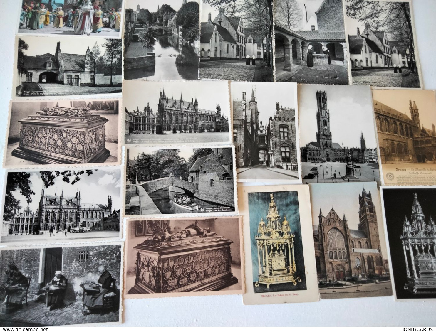 Dèstockage - Brugge Lot Of 18 Vintage Postcards #54 - Brugge