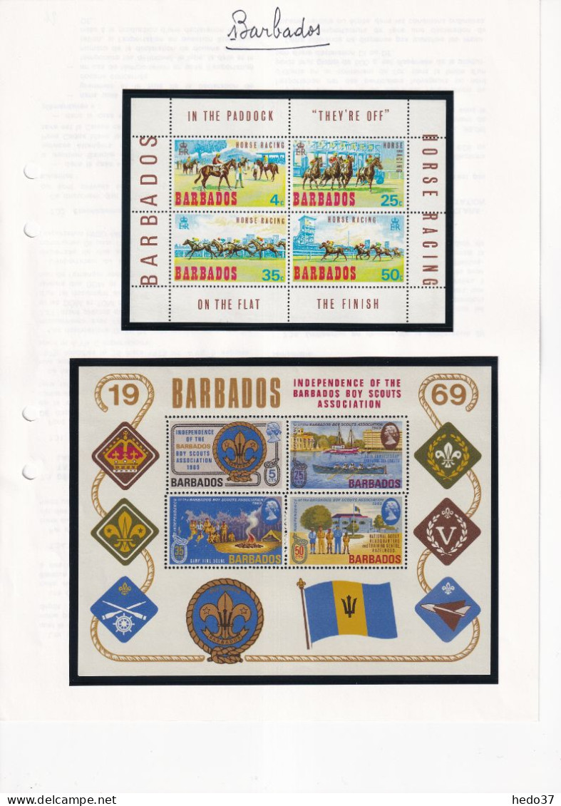 Barbades Collection 1952/1989 - Neuf ** Sans Charnière - Cote Yvert 675  € - TB - Barbados (1966-...)
