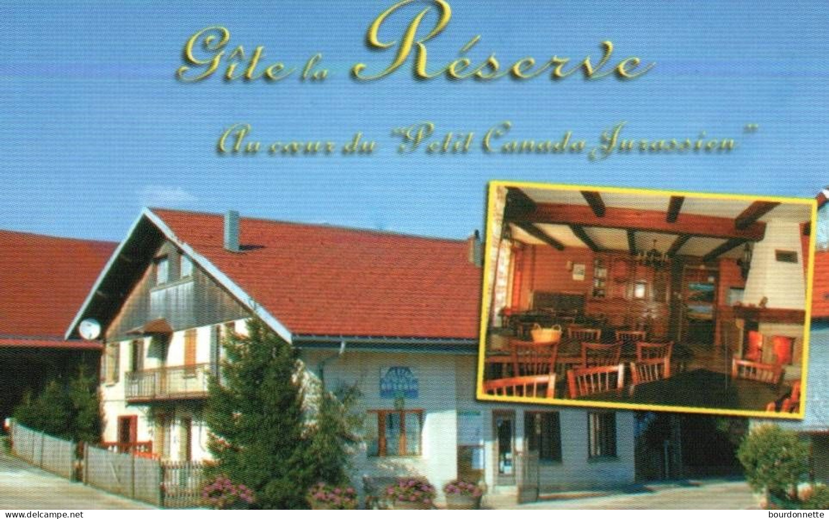 25- REMORAY   -PUB - CARTE VISITE -GITE LA RESERVE - Sonstige & Ohne Zuordnung