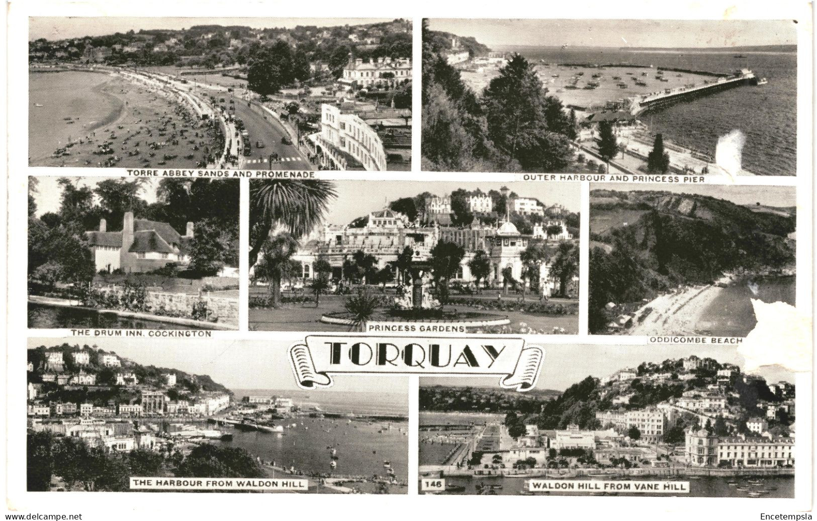 CPA Carte Postale  Royaume Uni  Torquay Multi Vues  VM80207 - Torquay