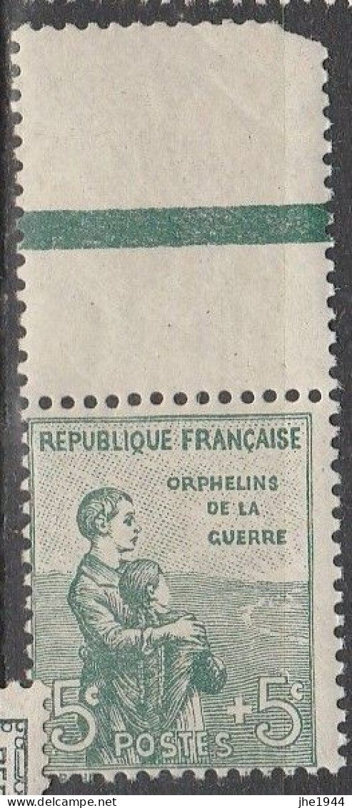 France N° 149 ** Au Profit Des Orphelins De Guerre 5c + 5c - Nuovi