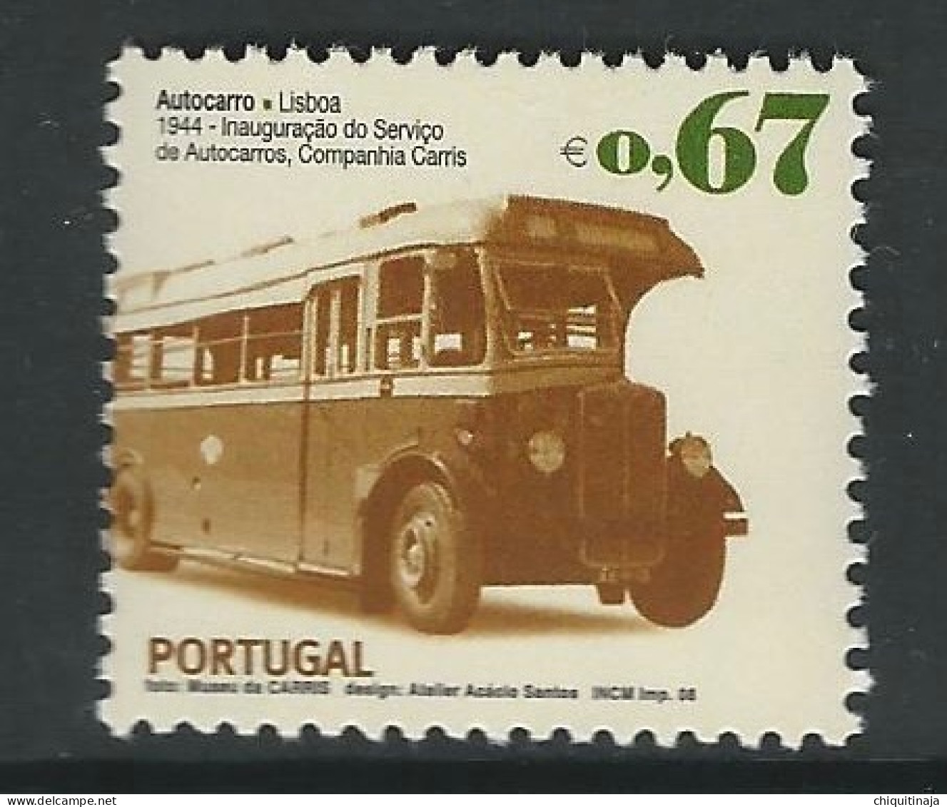 Portugal 2008 “Transportes Urbanos” MNH/** - Nuevos