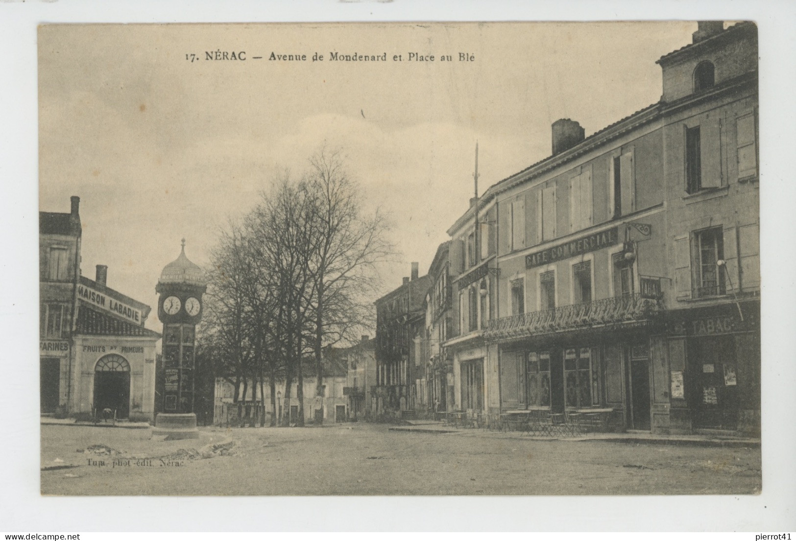 NÉRAC - Avenue De Mondenard Et Place Au Blé - Nerac