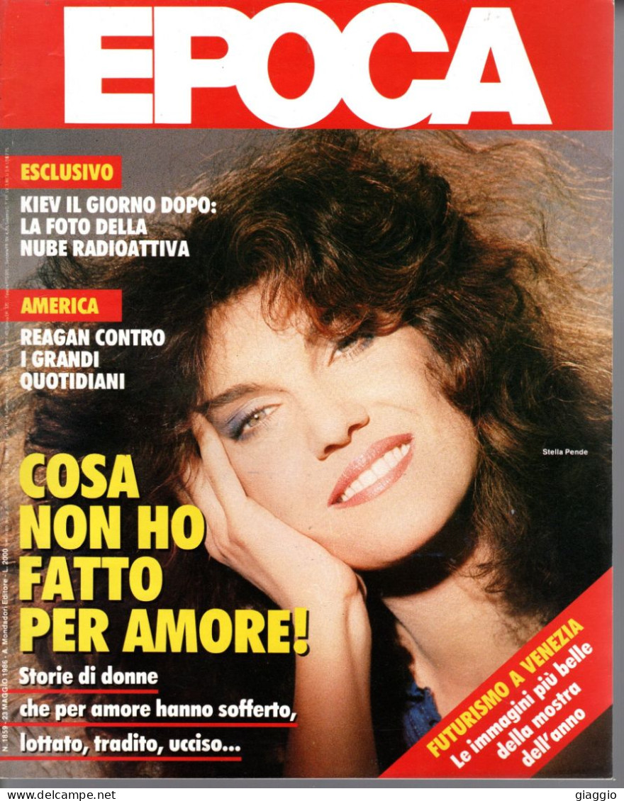 °°° RIVISTA EPOCA N° 1859 DEL 23 MAGGIO 1986 °°° - Other & Unclassified