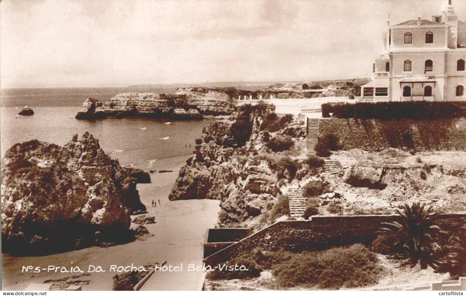 PRAIA DA ROCHA, Portimão - Hotel Bela-Vista  ( 2 Scans ) - Faro