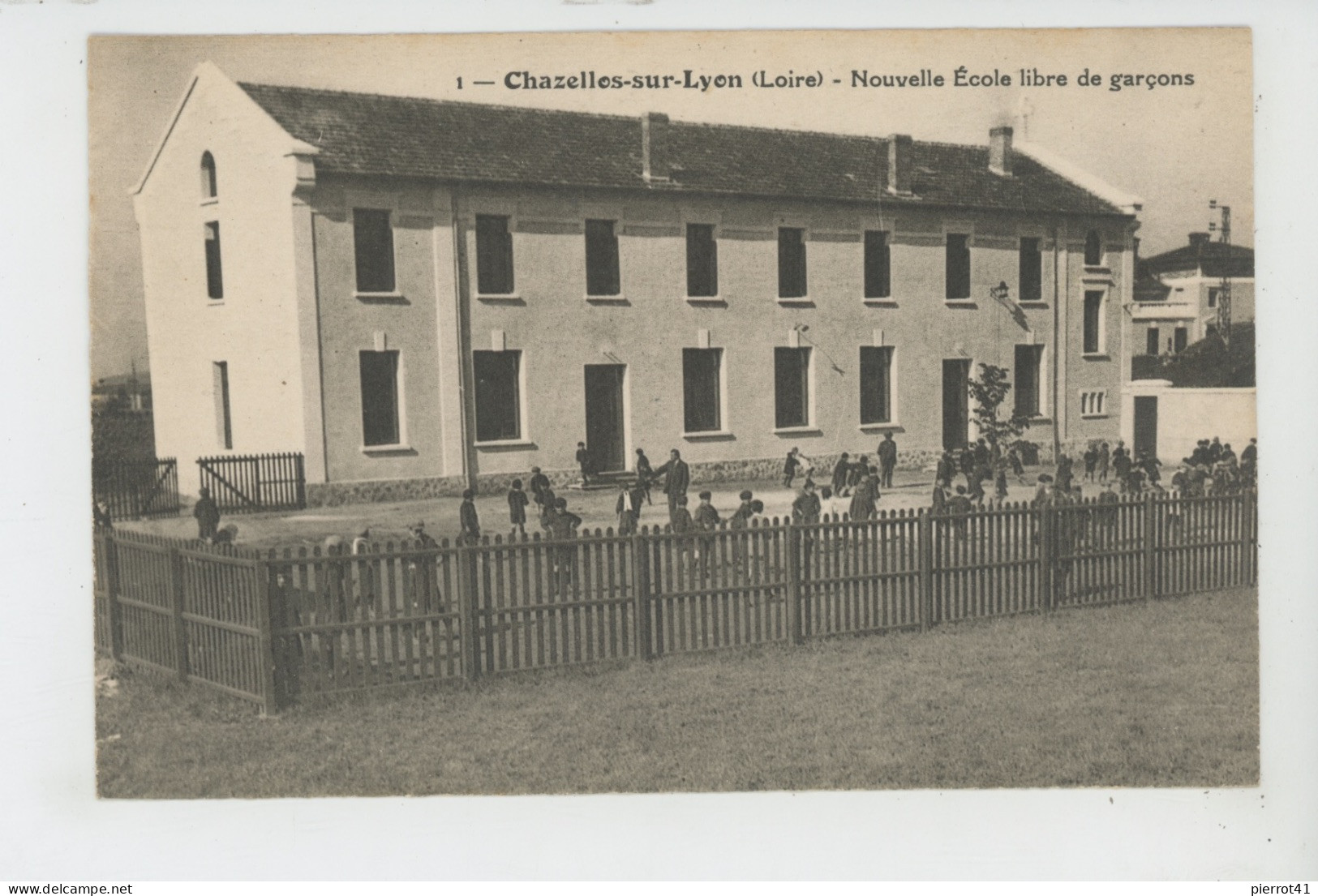 CHAZELLES SUR LYON - Nouvelle École Libre De Garçons - Other & Unclassified