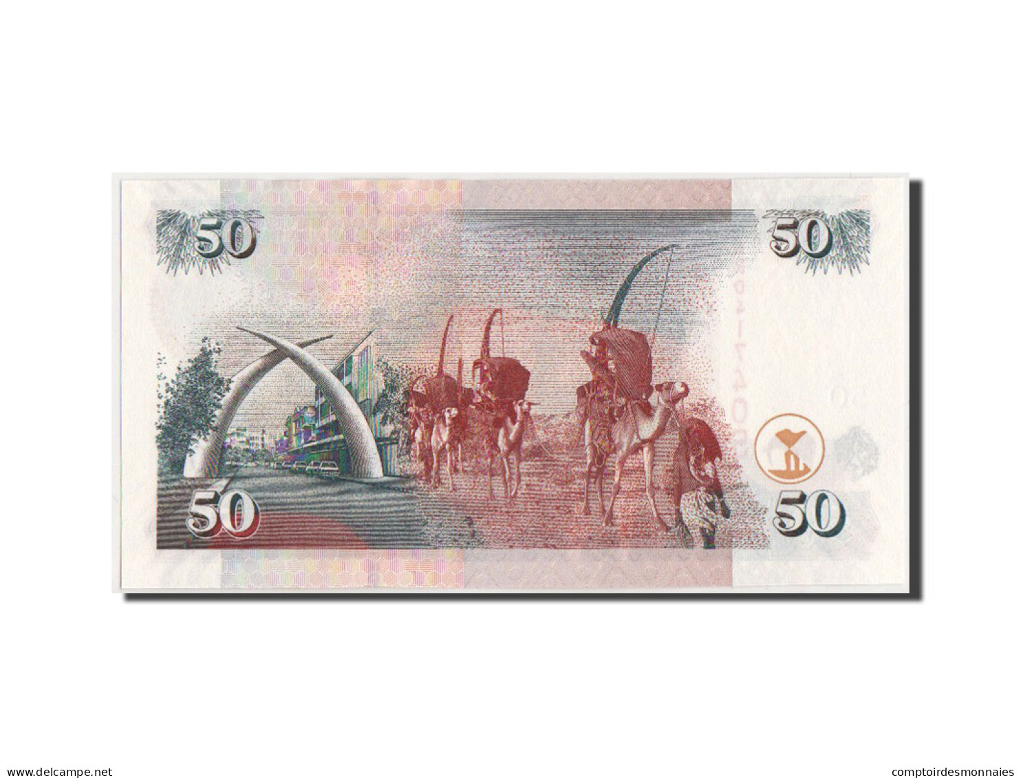 Billet, Kenya, 50 Shillings, 2010, 16.7.2010, KM:47e, NEUF - Kenia