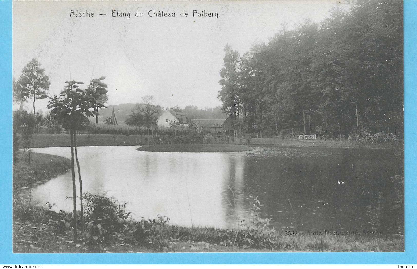 Asse-Assche-+/-1905-Vijver-Kasteel Van De Putberg-Etang Du Château De Putberg-uitg. Dieudonné, Assche - Asse