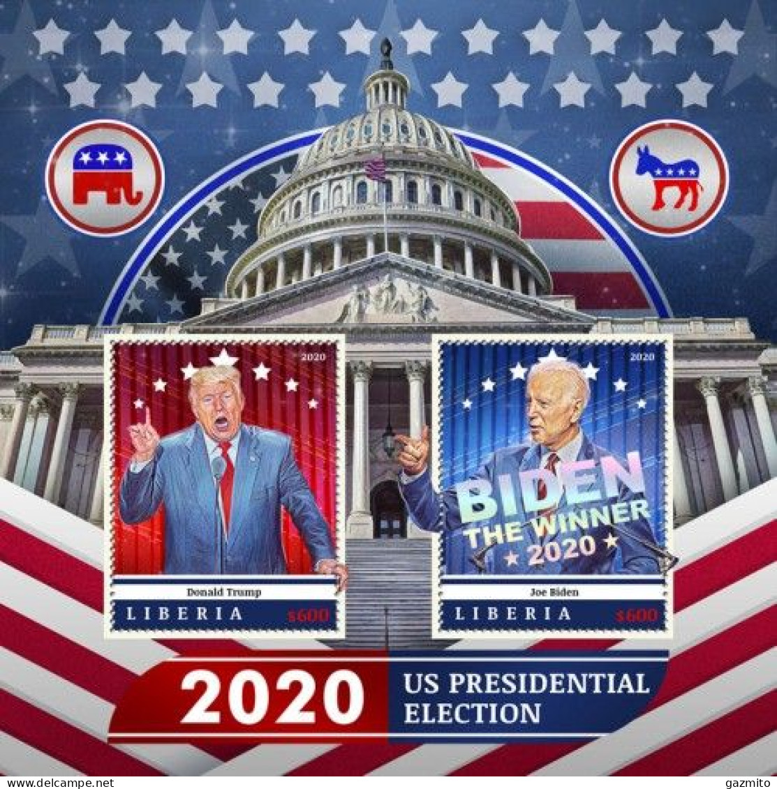 Liberia 2020, USA New President, Biden, BF - Other & Unclassified