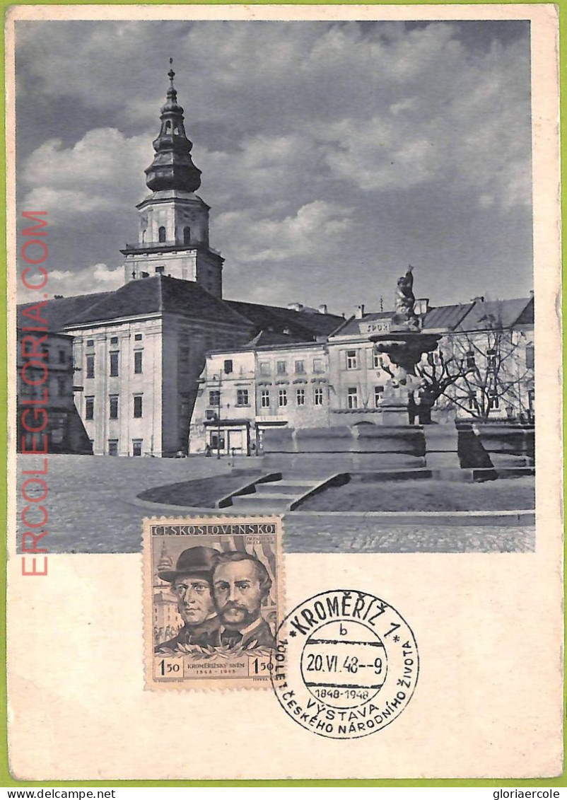 Ad3227 - Czechoslovakia - Postal History - MAXIMUM CARD -  1948 Architecture - Autres & Non Classés