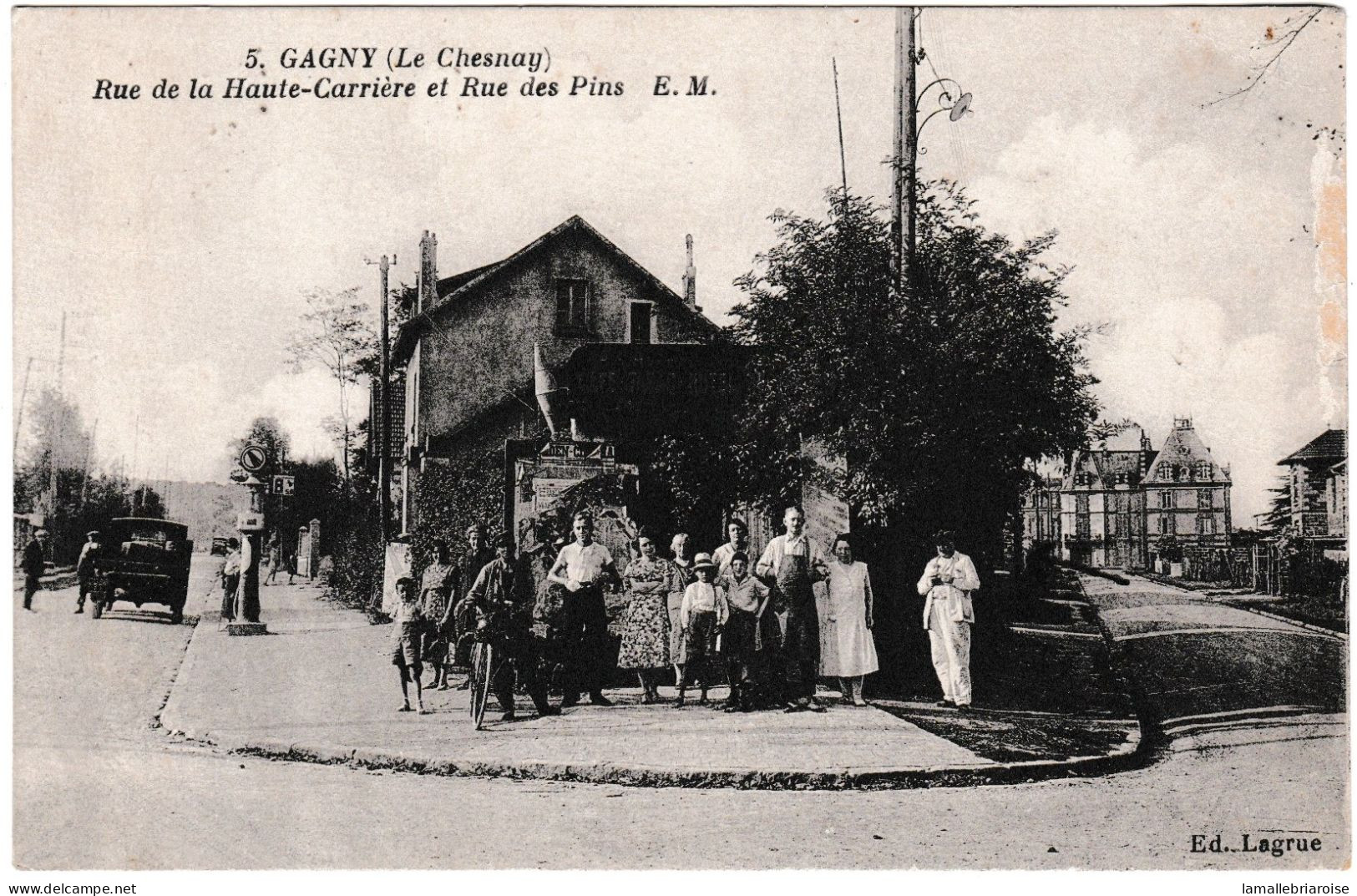 93, Gagny, (Le Chesnay) Rue De La Haute Carrière Et Rue Des Pins, Bureau De Tabac, Distributeur De Carburant - Gagny