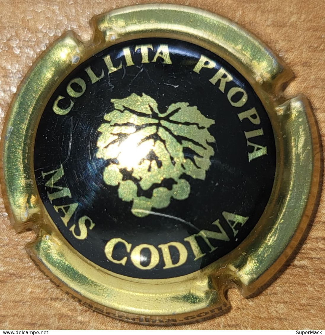 Capsule Cava D'Espagne MAS CODINA Noir & Or Nr 02e - Placas De Cava