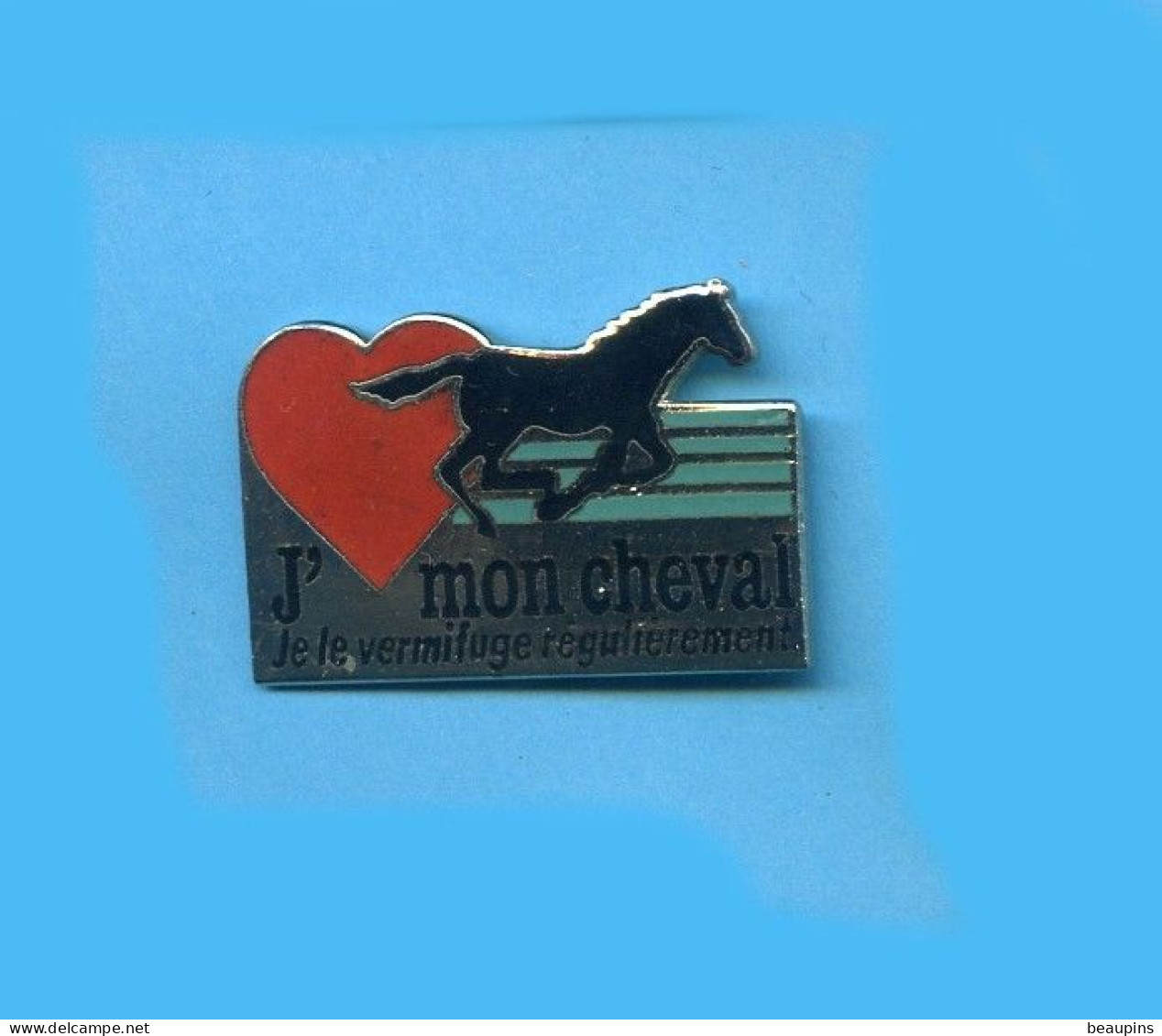 Superbe Pins J'aime Mon Cheval Egf Fr552 - Dieren