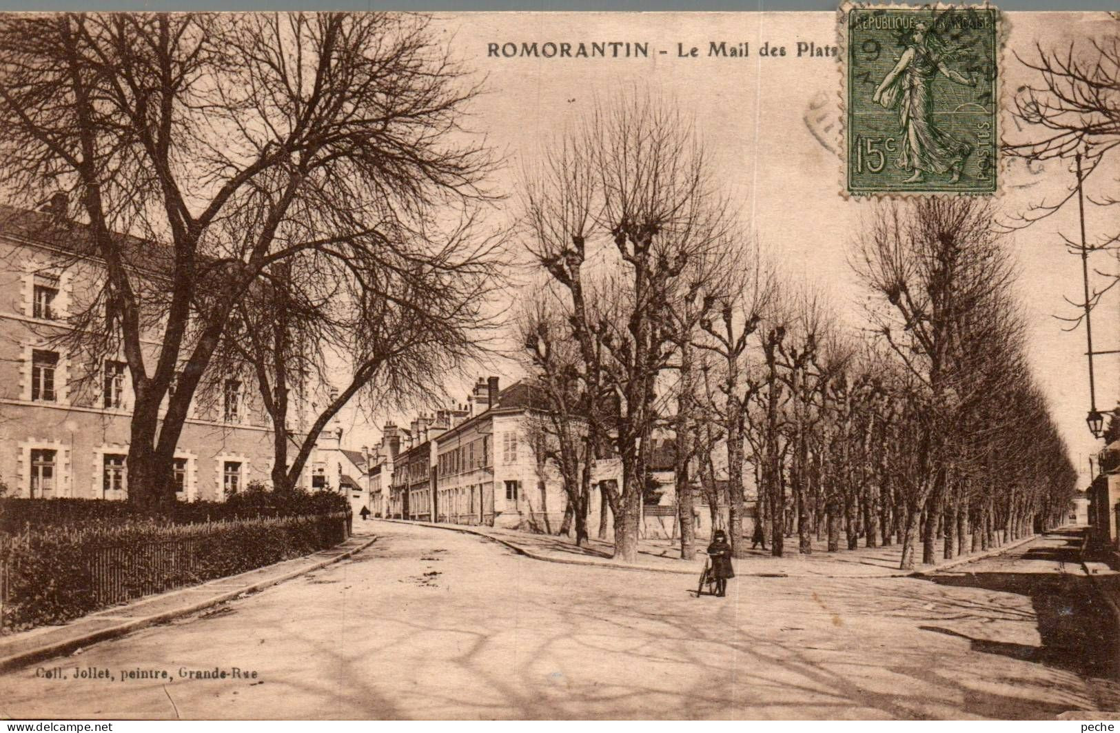 N°1395 W -cpa Romorantin -le Mail Des Platanes- - Romorantin