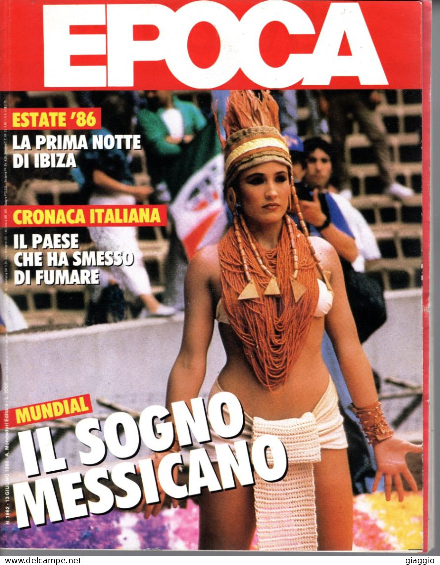 °°° RIVISTA EPOCA N° 1862 DEL 13 GIUGNO 1986 °°° - Other & Unclassified