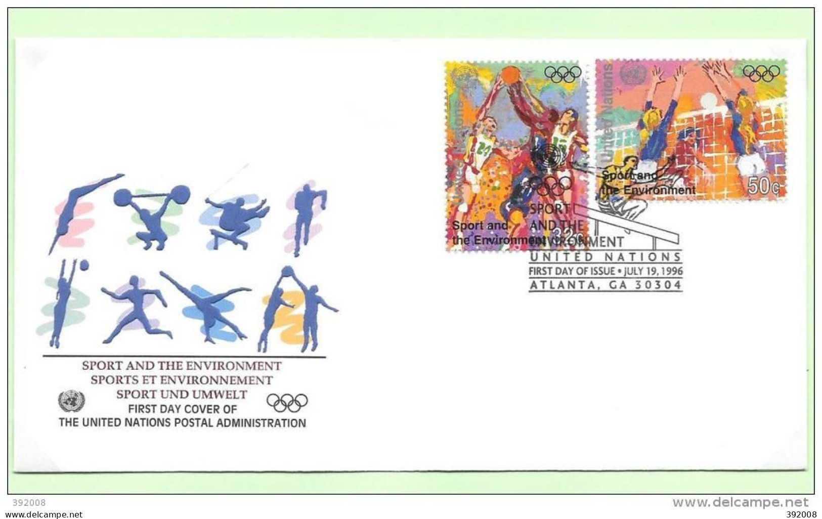 1996 - 704 / 705 - Sport Et Environnement - 31 - FDC