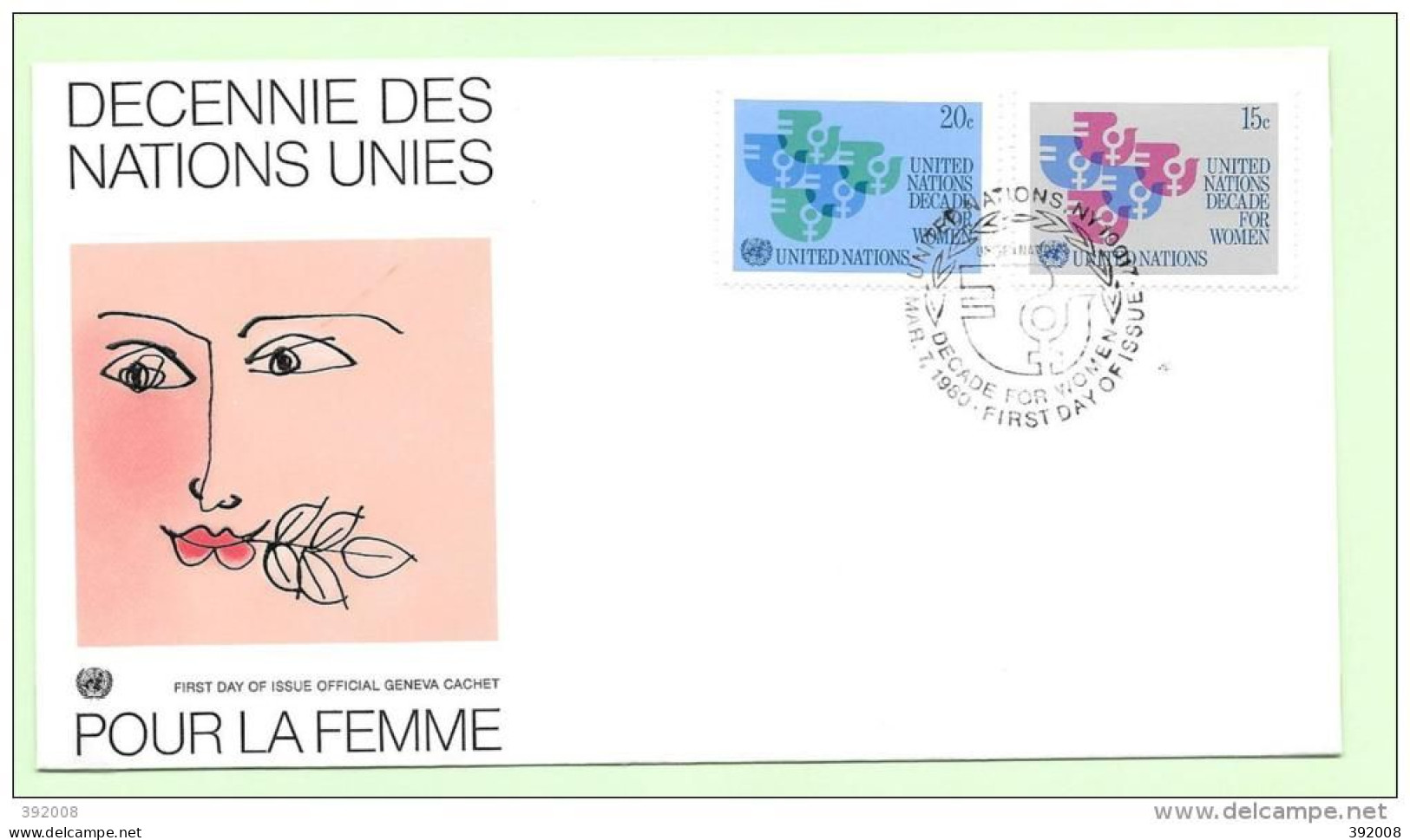 1980 - 310 / 311 - Décennie Pour La Femme - 26 - FDC