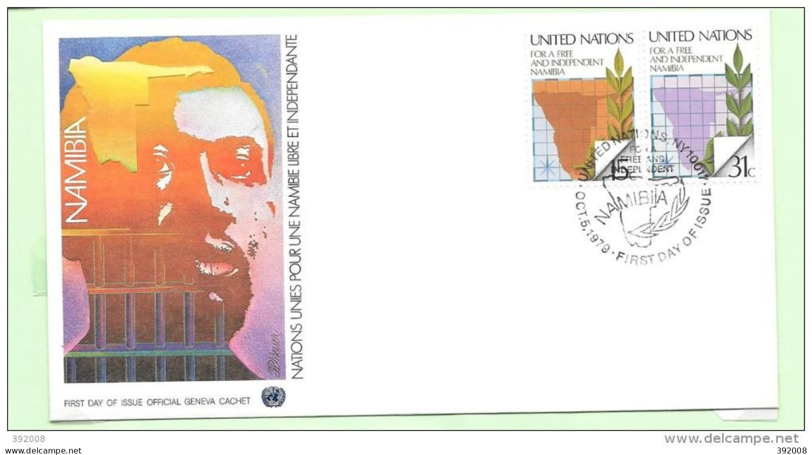 1979 - 304 / 305 - Namibie - 24 - FDC