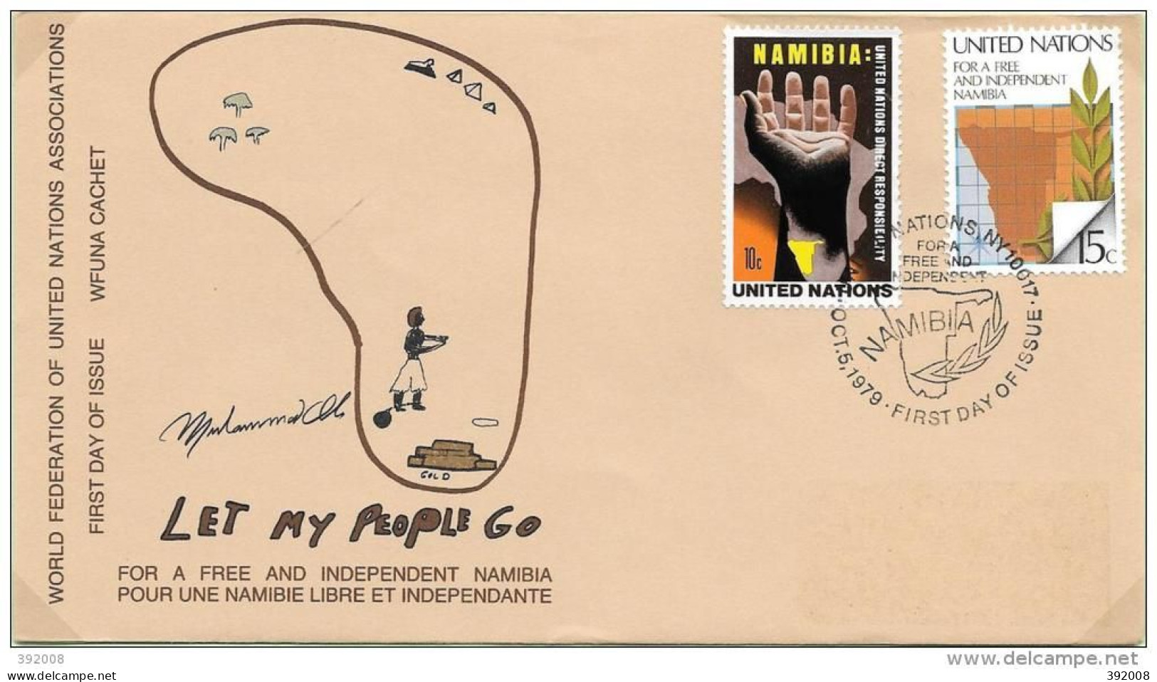 1979 - 304 - Namibie - 24 - 2 - FDC