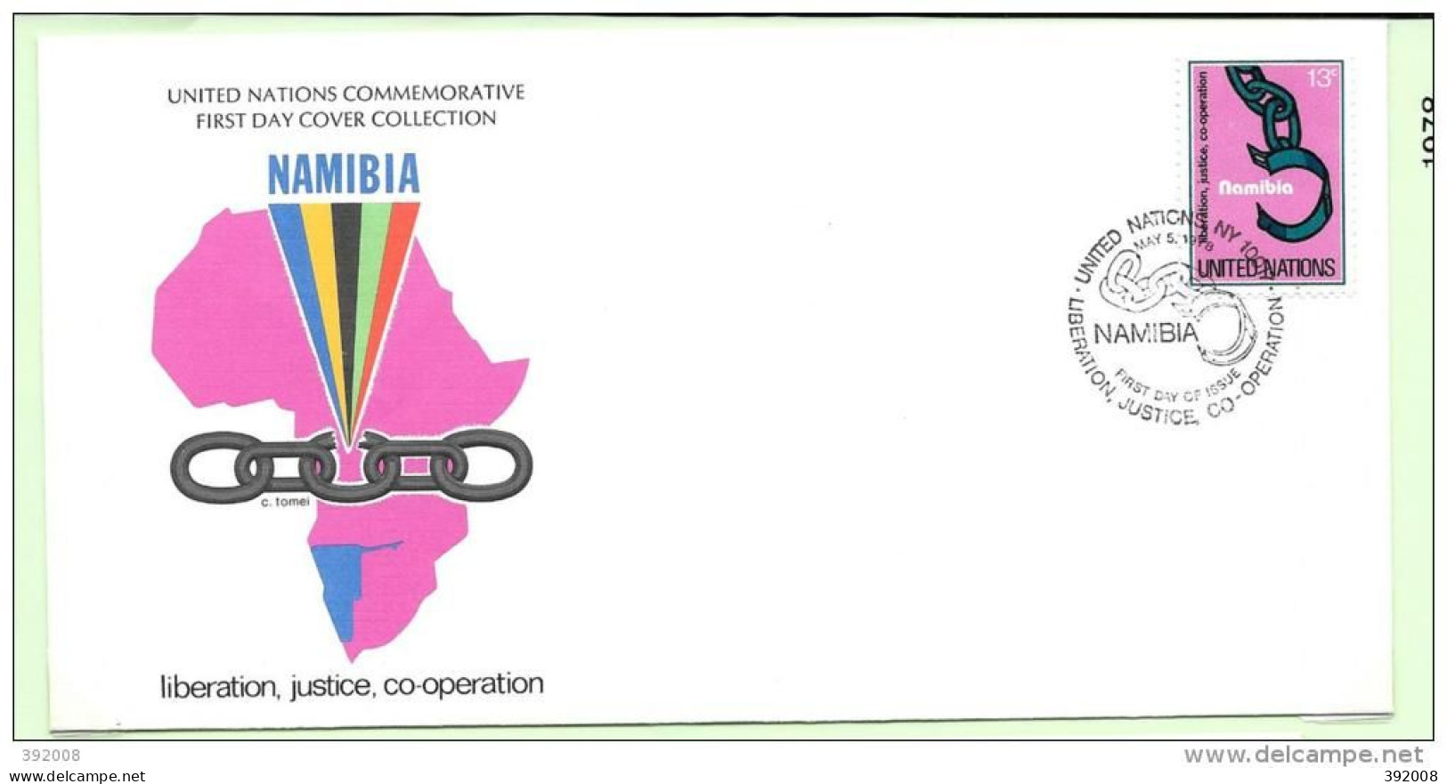 1978 - 288 - Namibie - 20 - 2 - FDC