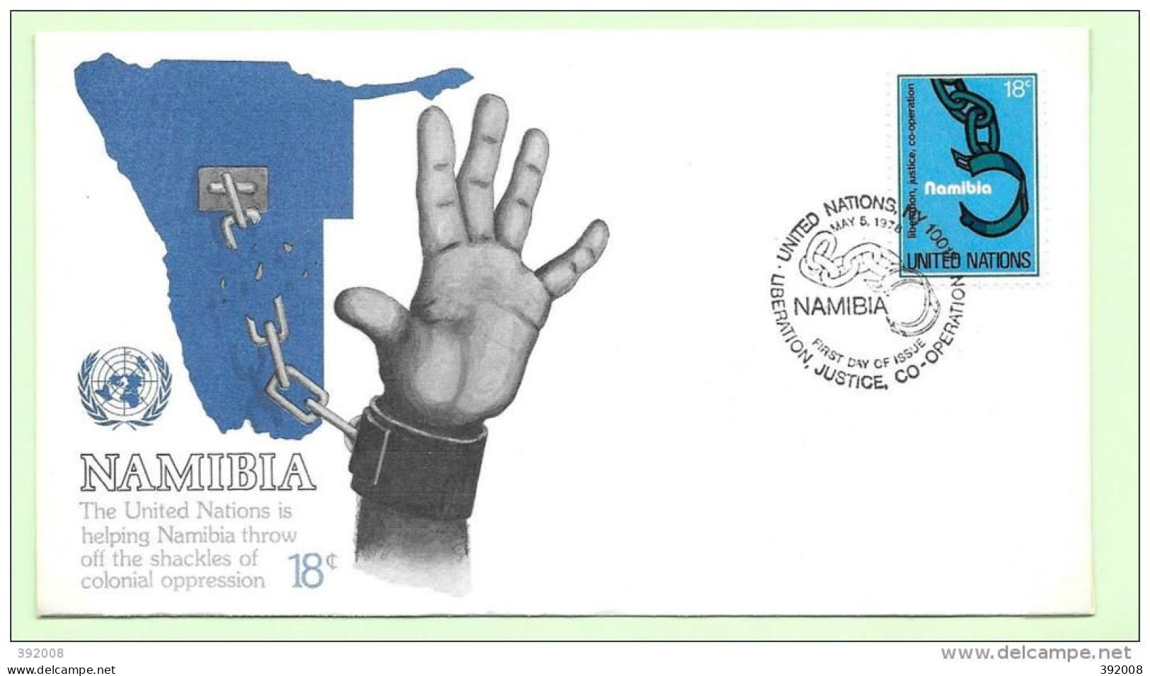 1978 - 289 - Namibie - 20 - 2 - FDC