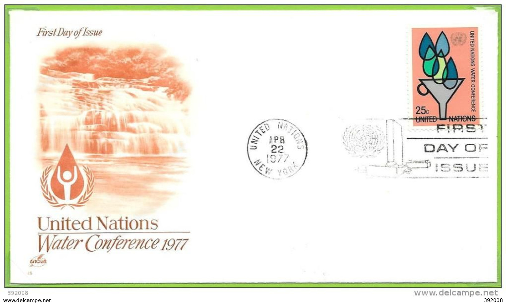 1977 - 276 - Conférence Sur L'eau - 16 - FDC