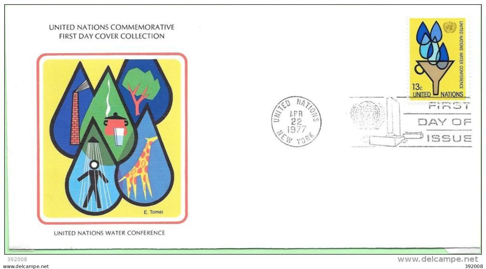 1977 - 275 - Conférence Sur L'eau - 15 - 2 - FDC