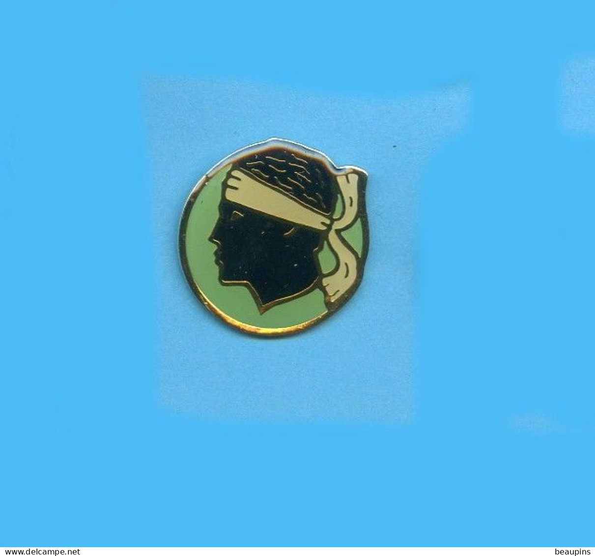 Rare Pins Corse Tete De Maur Fr557 - Städte