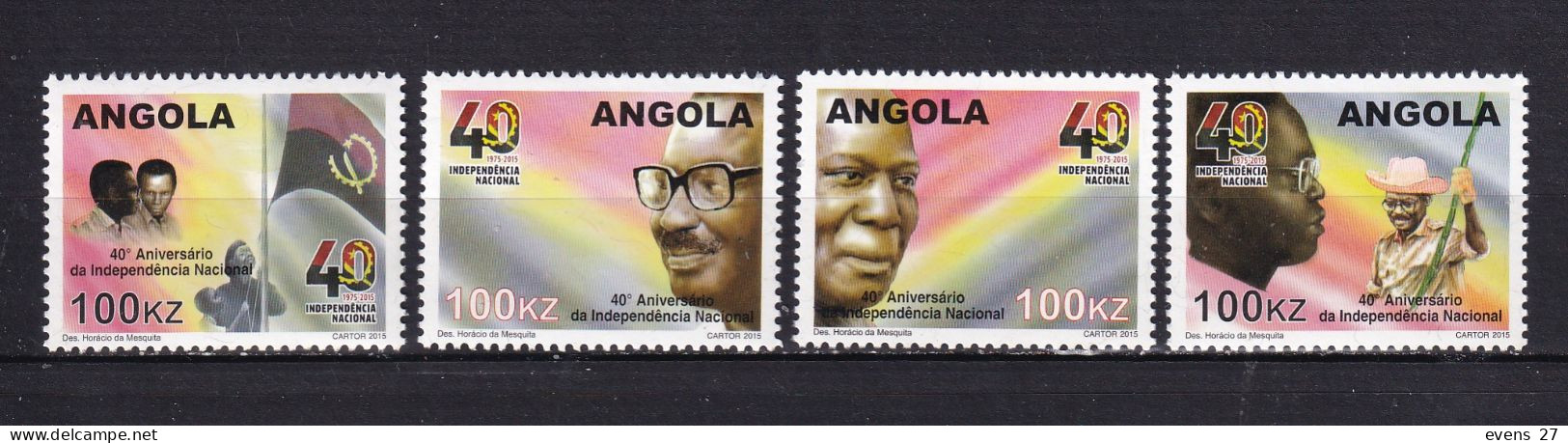 ANGOLA-2015-40th ANNIVERSARY OF INDEPENDENCE-MNH. - Angola