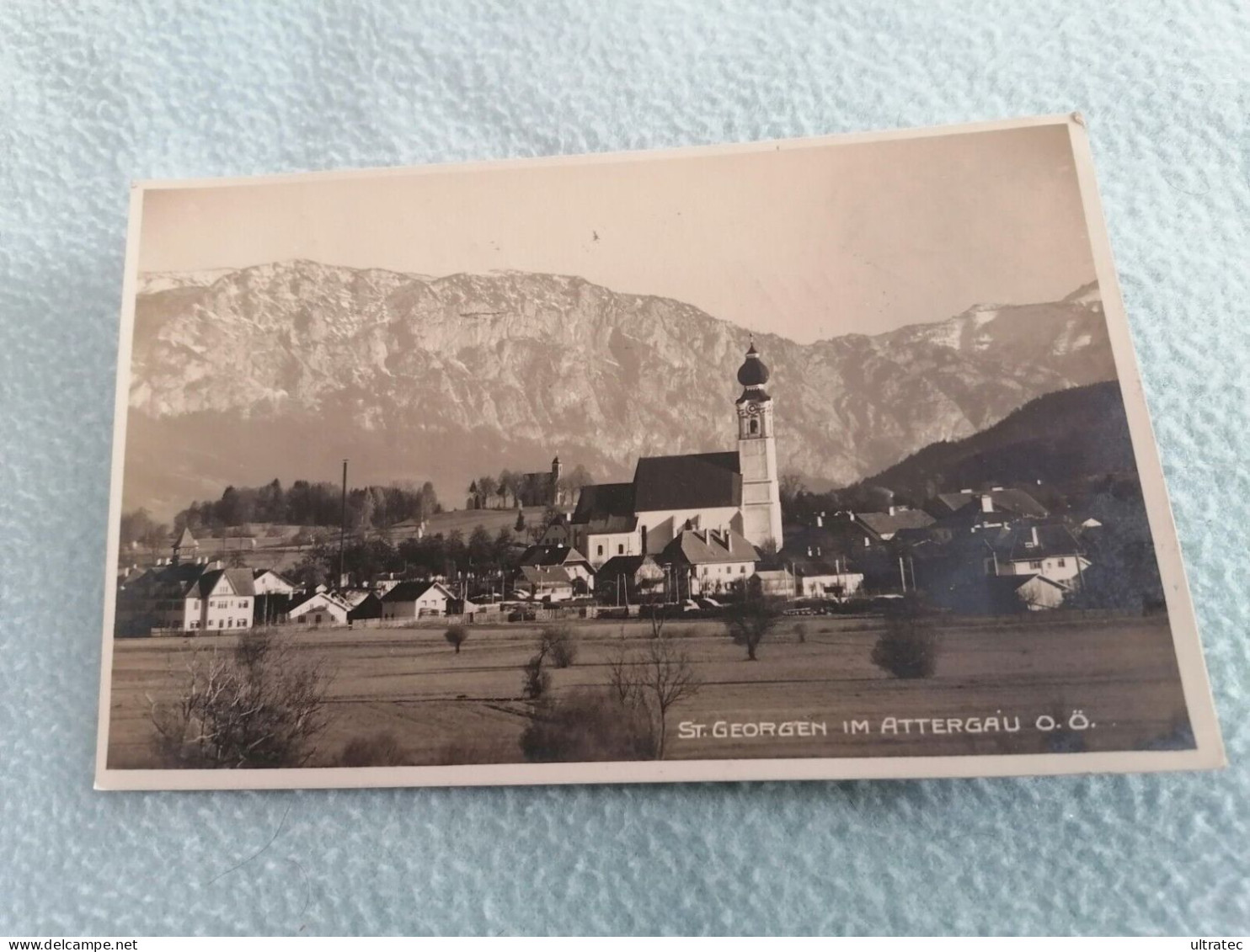 AK "ST. GEORGEN IM ATTERGAU 1930 OÖ" SCHÖNE ALTE POSTKARTE VINTAGE ANTIK ANSICHTSKARTE  HEIMAT SAMMLER  ORIGINAL - Attersee-Orte