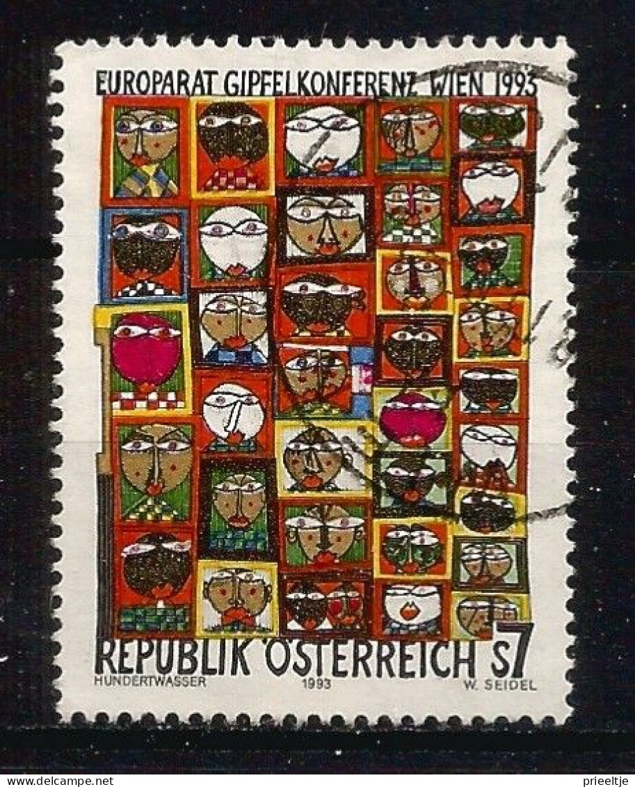 Austria - Oostenrijk 1993 Modern Art Hundertwasser Y.T. 1939 (0) - Used Stamps