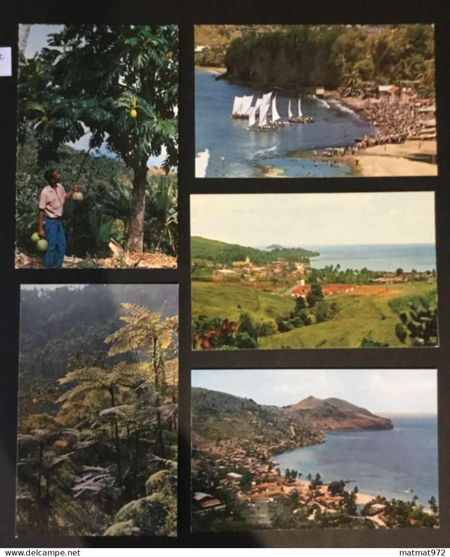 LOT 7: 5 Cartes Postales Anciennes De MARTINIQUE. Bon état. - Other & Unclassified