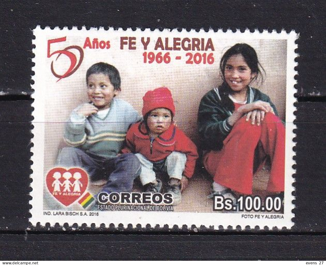 BOLIVIA-2016-FE Y ALGERIA-MNH. - Bolivien