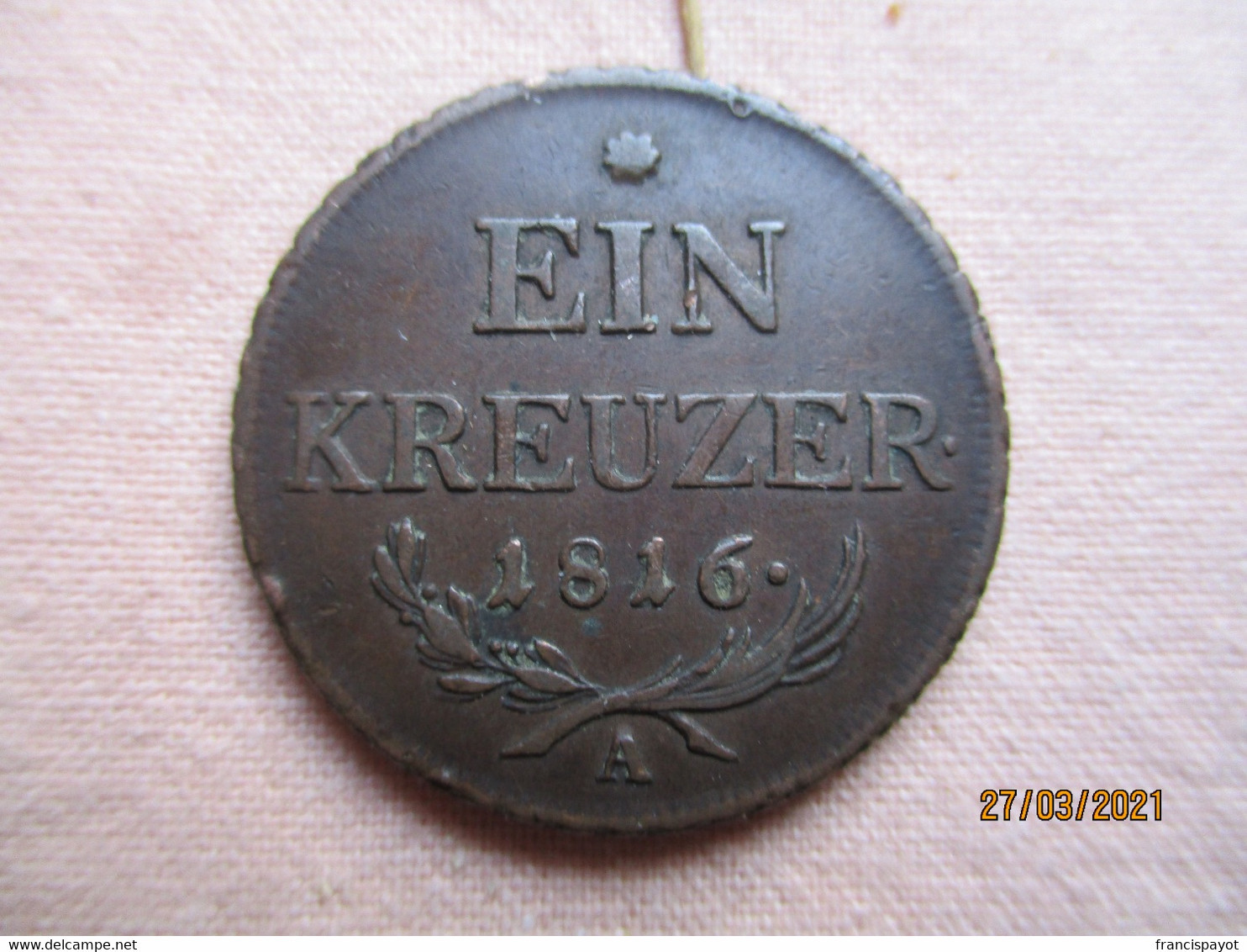 Austria: 1 Kreuzer 1816 A - Autriche