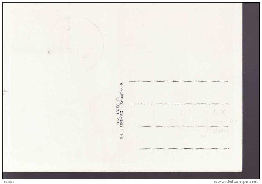 BELGIQUE CARTE MAXIMUM NUM.YVERT 1360 75 ANS DE LA PUBLICATION ENCYCLIQUE - 1961-1970