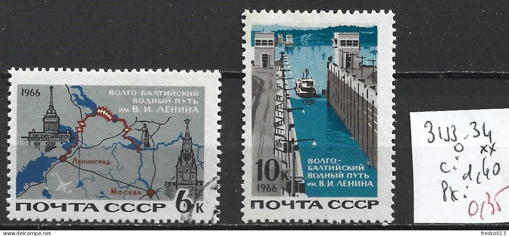 RUSSIE 3133-34 Oblitéré & ** Côte 1.40 € - Used Stamps