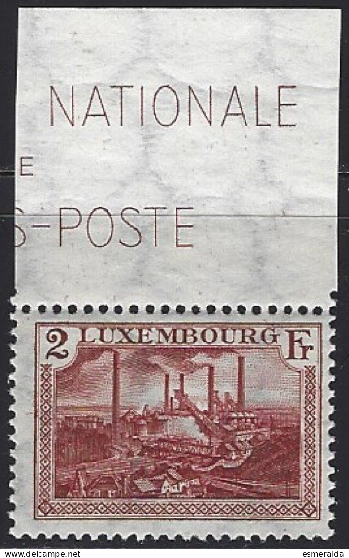 Luxembourg Yv 293A (BF2) Exposition Nationale De Timbre Poste Dudelange 1937 **/mnh - Nuovi